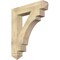 Ekena Millwork Merced Arts & Crafts Rough Sawn Bracket, Douglas Fir, 6"W x 34"D x 40"H BKT06X34X40MRC03RDF - alternate 1